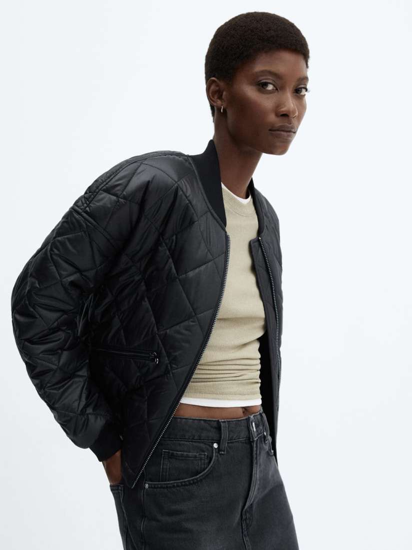 Water resistant quilted jacket sale