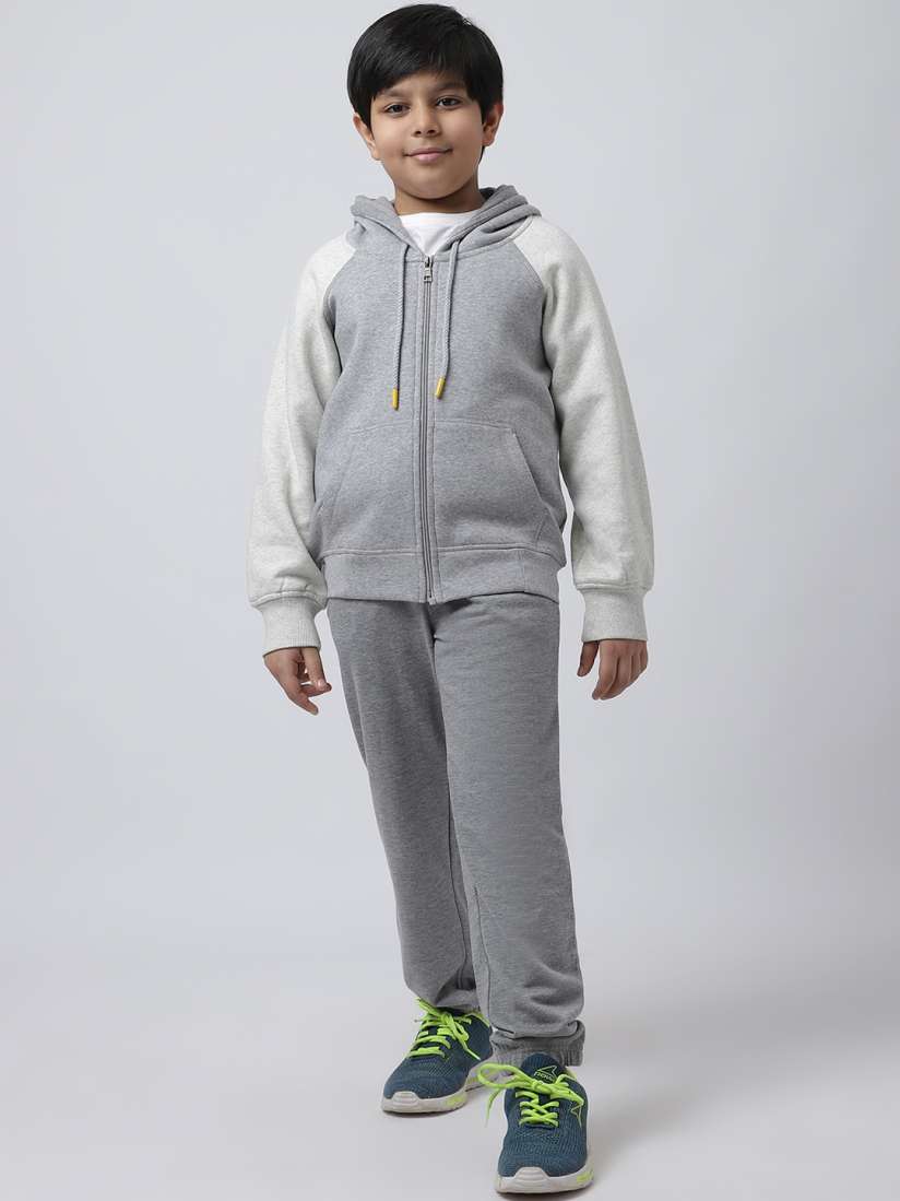Boys hooded tracksuit top
