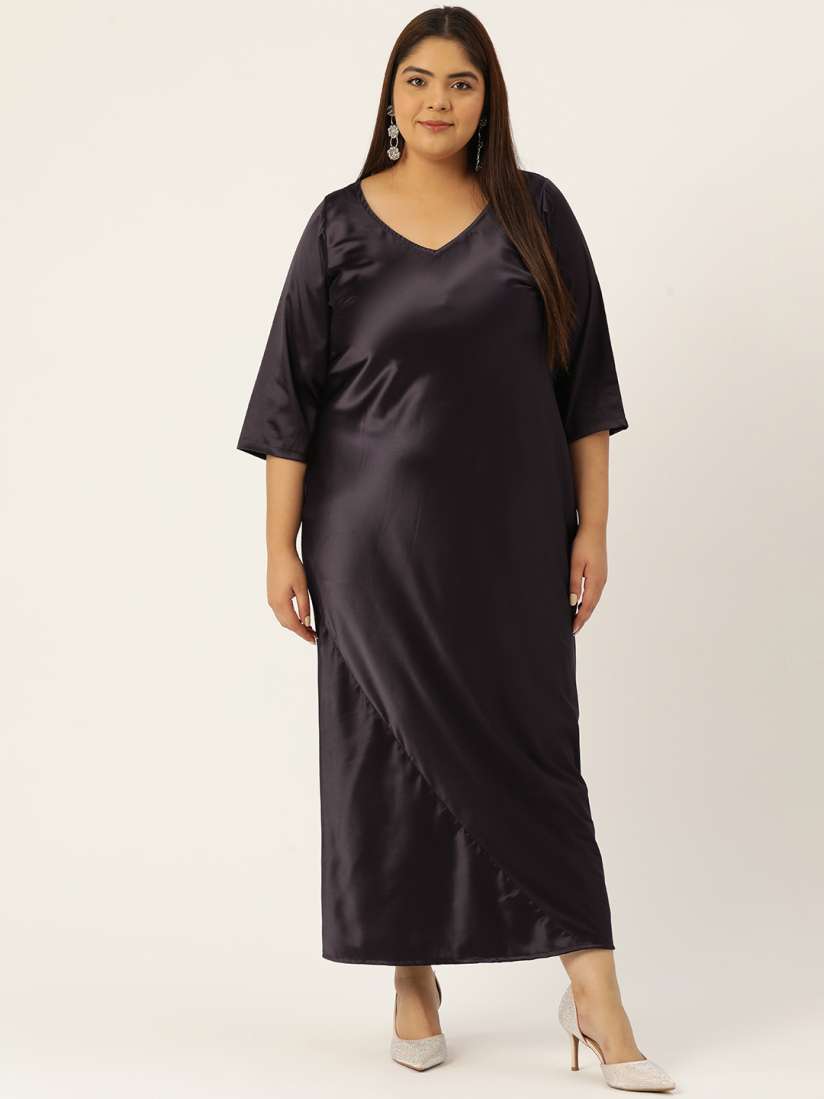Plus size dresses myntra clearance