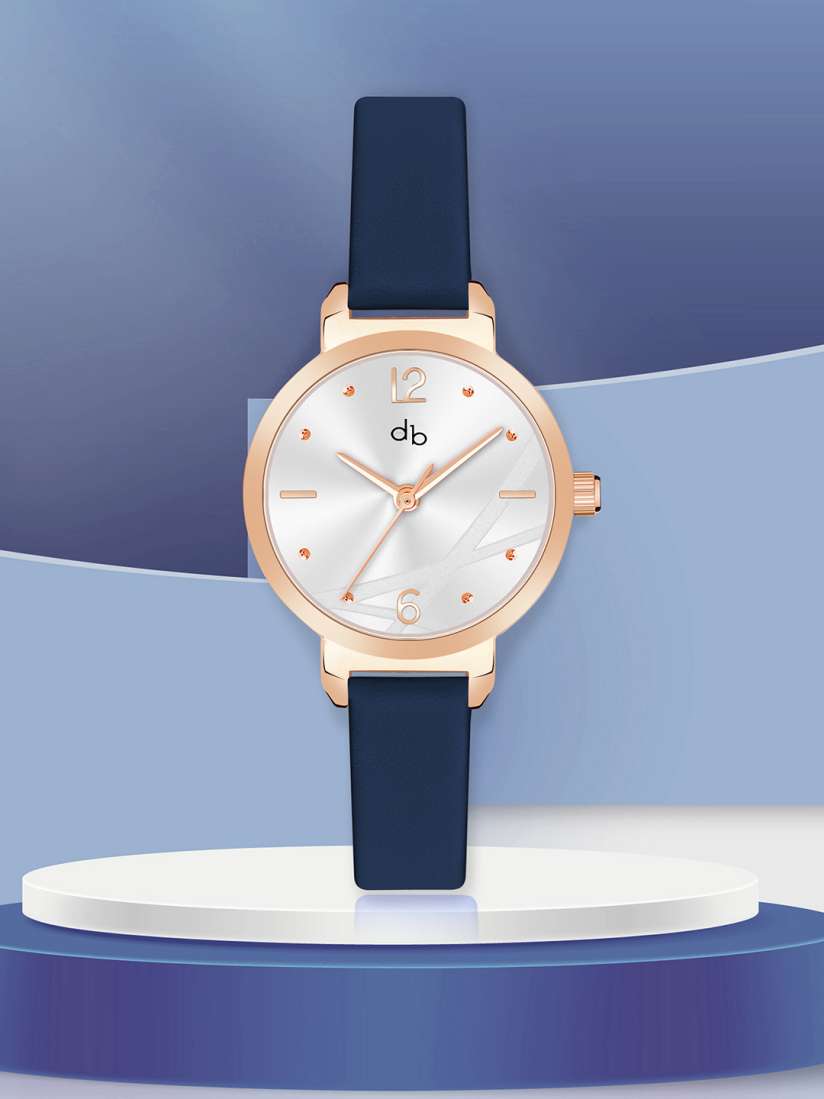 Buy DressBerry Women Leather Straps Analogue Watch DB 203 Silver Watches for Women 25387366 Myntra