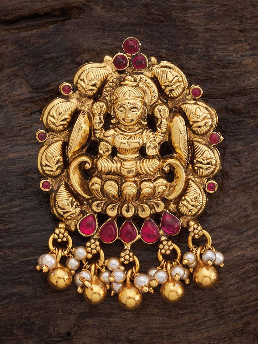 Temple Pendant with Ruby Stones