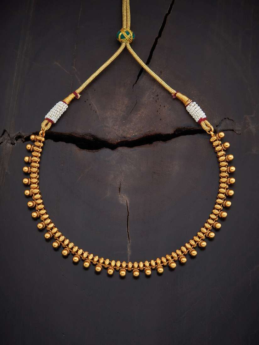 Buy Kushal s Fashion Jewellery Gold Plated Temple Necklace Necklace and Chains for Women 25388938 Myntra