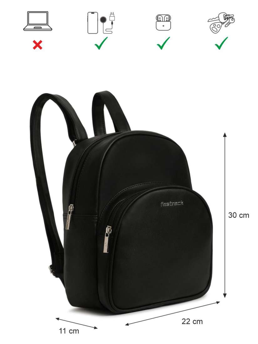 Buy Fastrack Women Ivory Black College Backpack Bag Backpacks for Women 25392012 Myntra