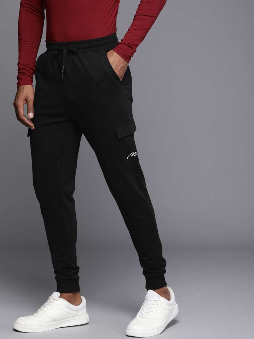 Boohooman skinny joggers on sale