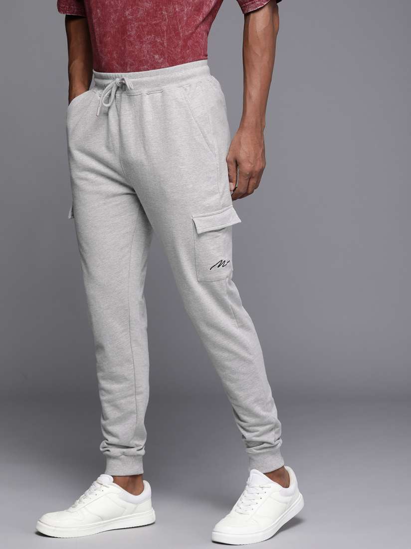 Buy boohooMAN Men Solid Skinny Fit Joggers Track Pants for Men 25392236 Myntra