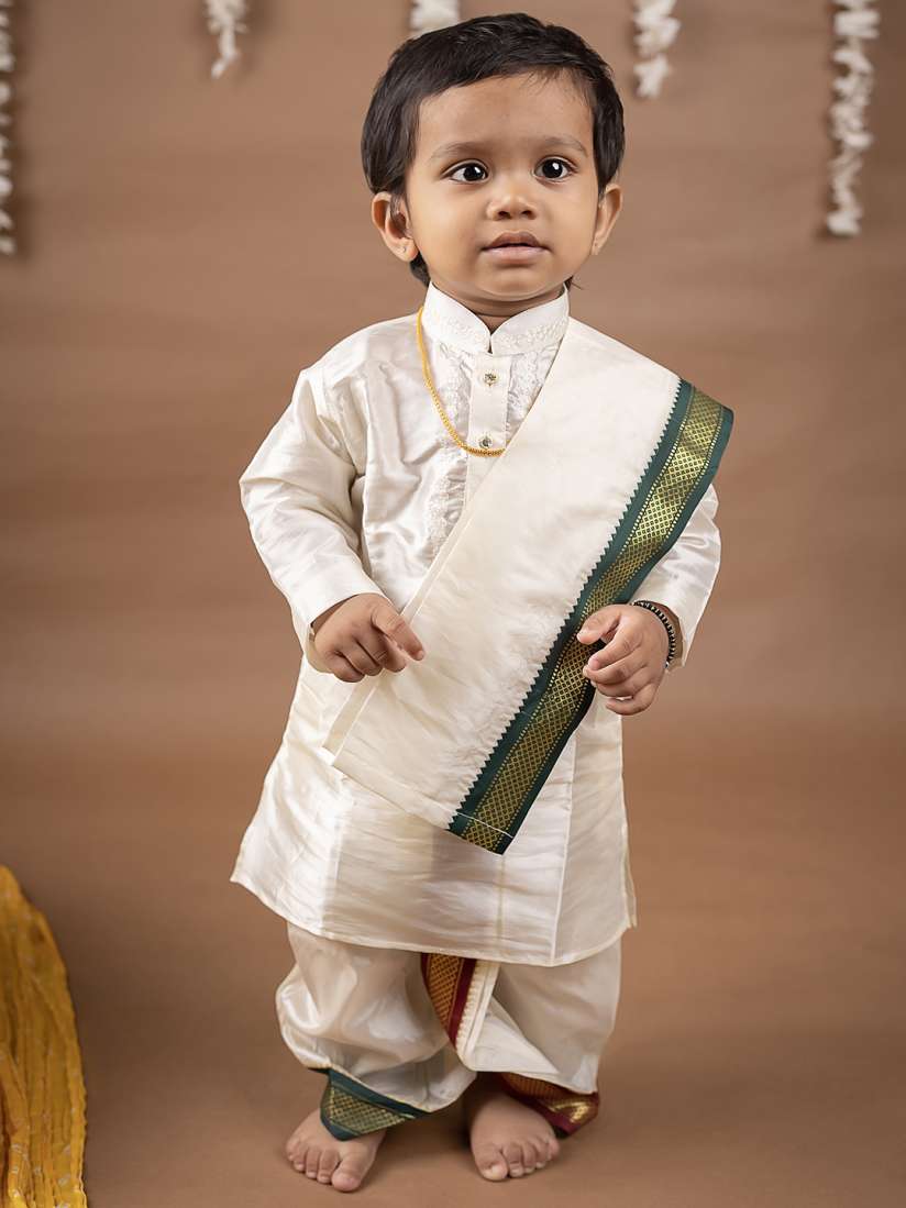 Silk kurta for baby boy hotsell