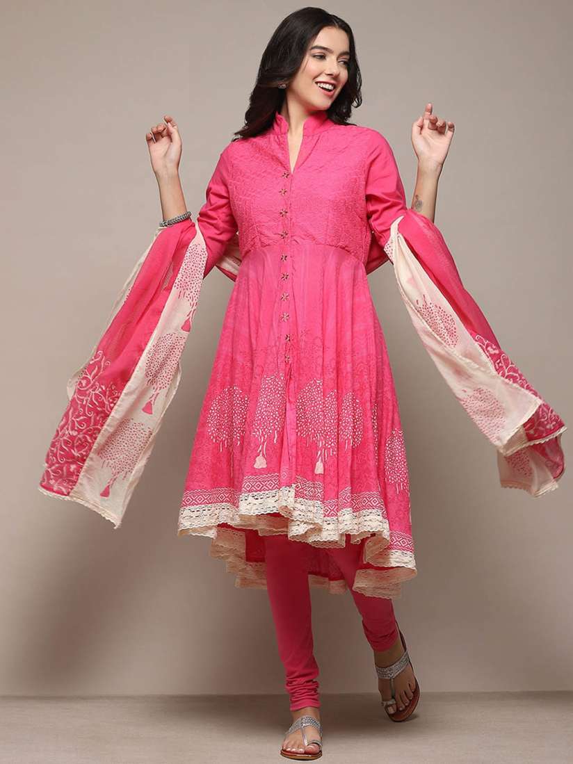Biba cotton anarkali hot sale