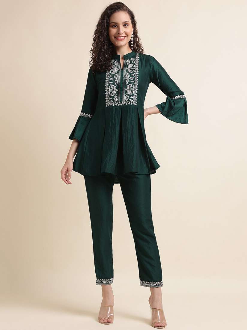 Myntra green kurti shop