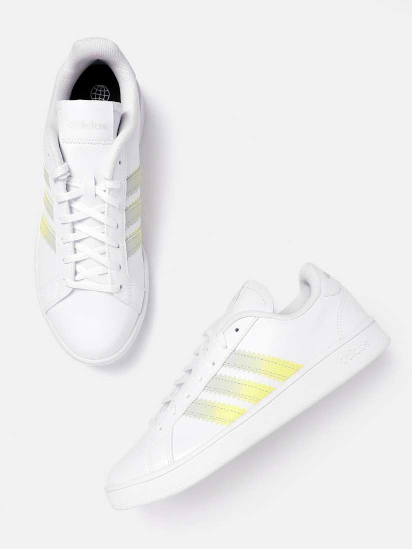Adidas white shoes myntra outlet