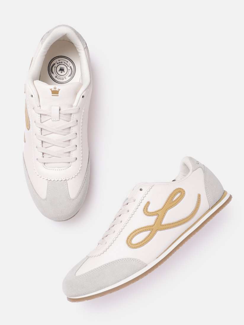 Buy Louis Philippe Sport Men Colourblocked Leather Everyday Sneakers with Brand Logo Detail Casual Shoes for Men 25408812 Myntra