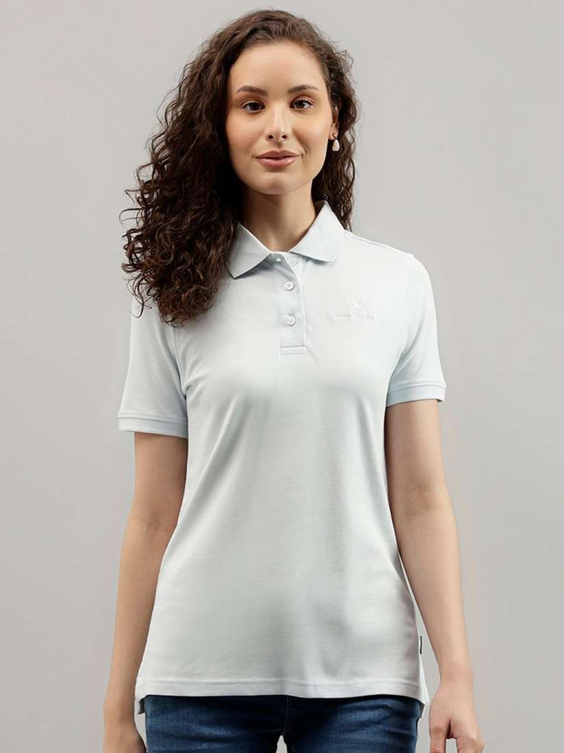 Buy Beverly Hills Polo Club Polo Collar Cotton T shirt Tshirts for Women 25411568 Myntra