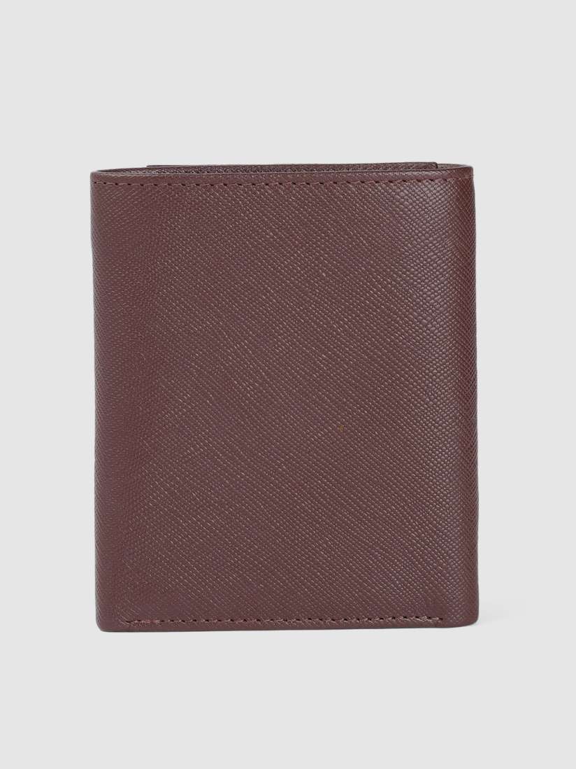 Buy Allen Solly Men Leather Three Fold Wallet Wallets for Men 25415448 Myntra