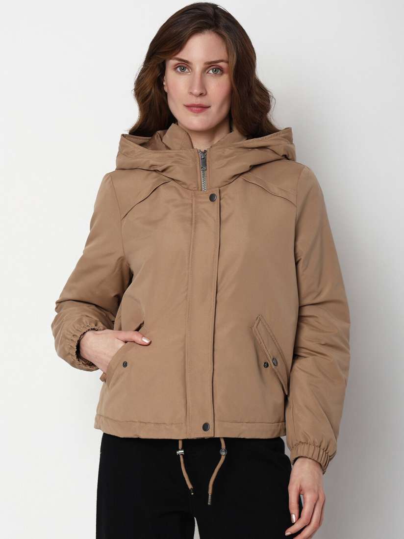 Buy Vero Moda Hooded Puffer Jacket Jackets for Women 25418770 Myntra