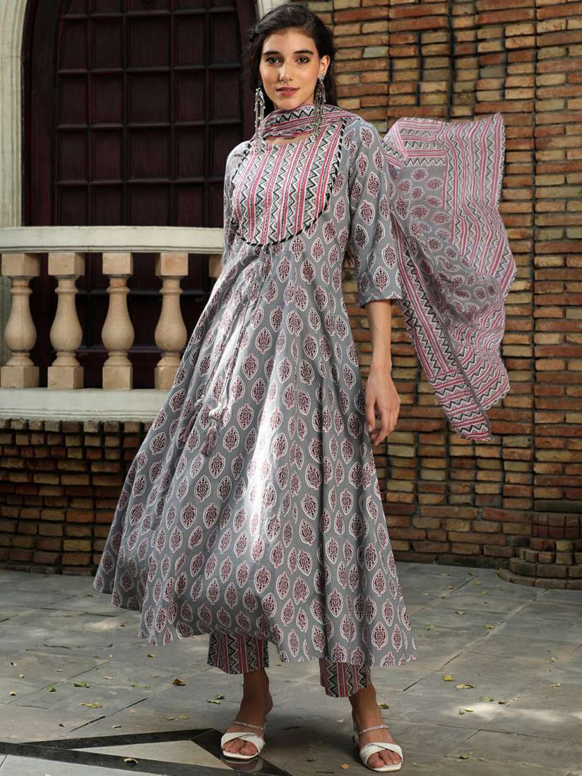 Myntra anarkali cotton kurti shop
