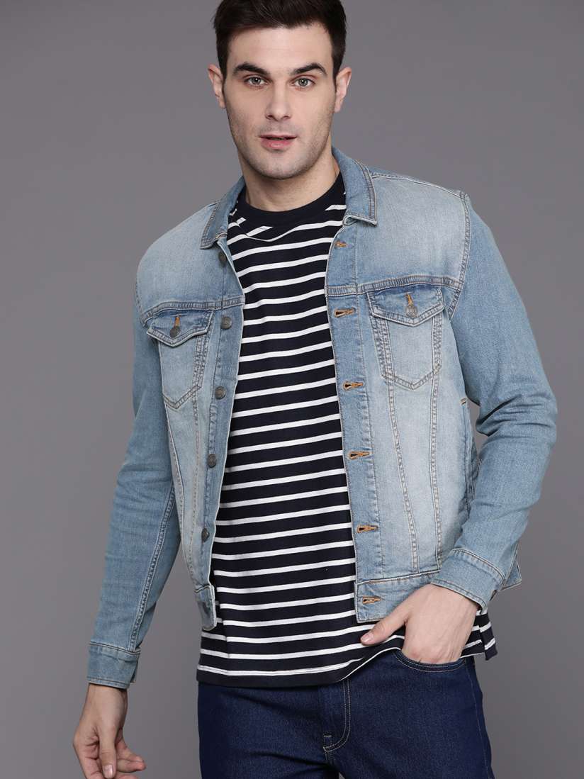 Louis philippe jeans jacket online