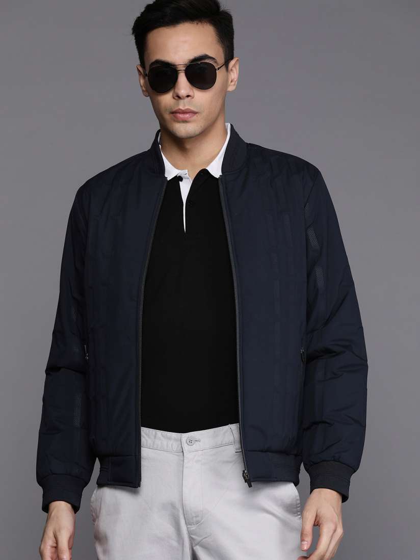 Buy Louis Philippe Sport Men Super Slim Fit Bomber Jacket Jackets for Men 25423120 Myntra