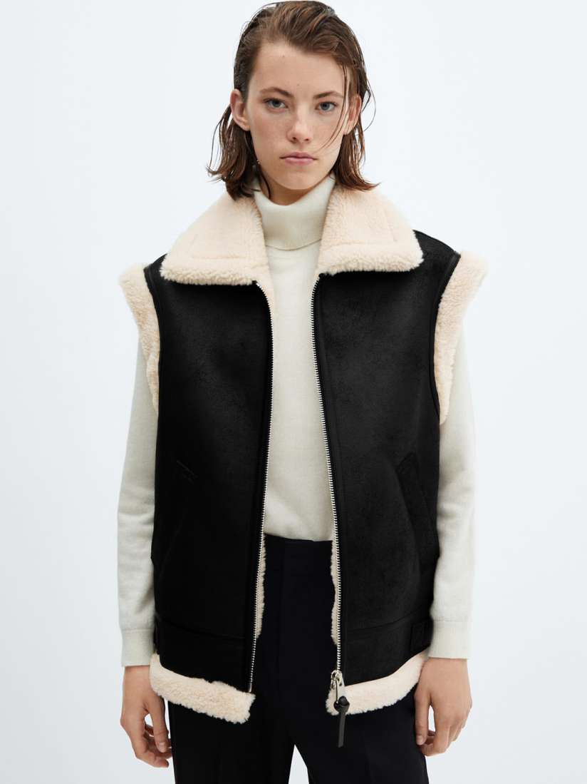 Mango faux suede jacket online