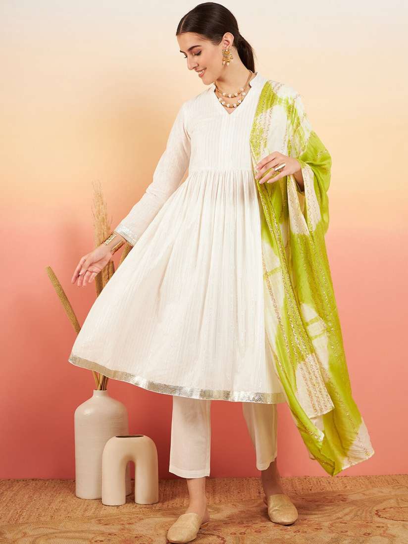 Sangria white anarkali shop
