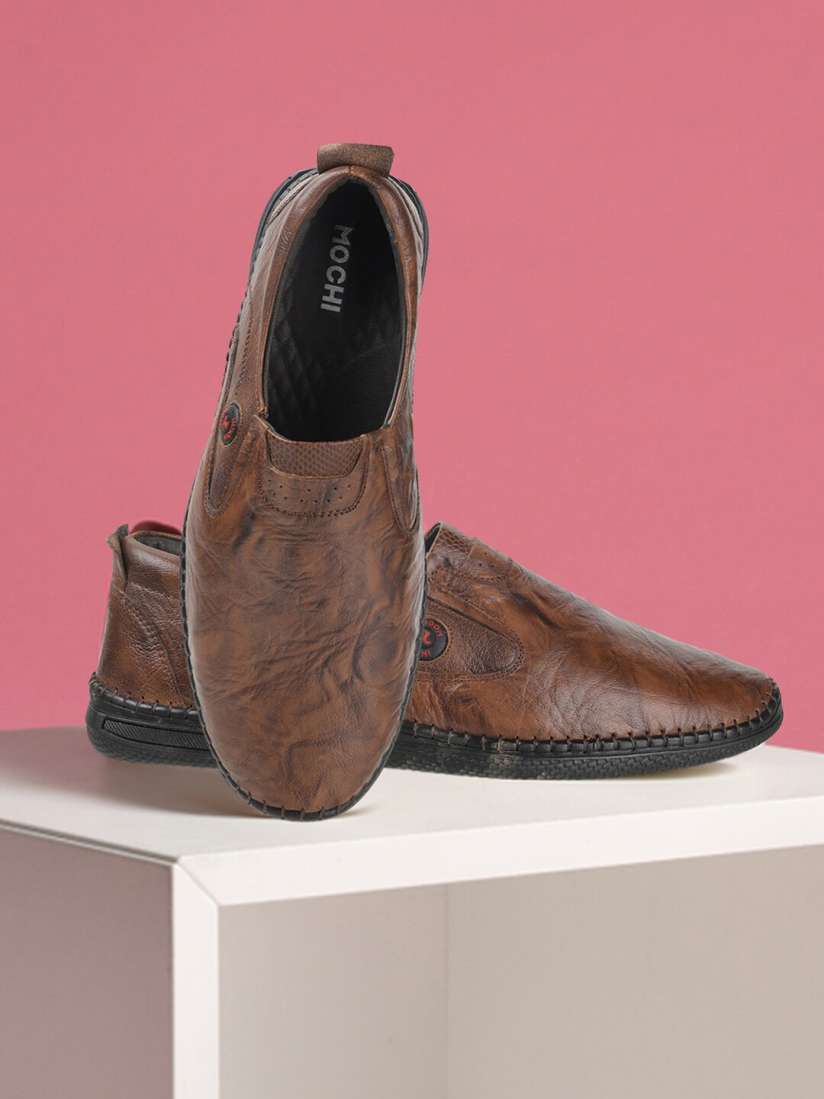 Mochi brown casual shoes new arrivals