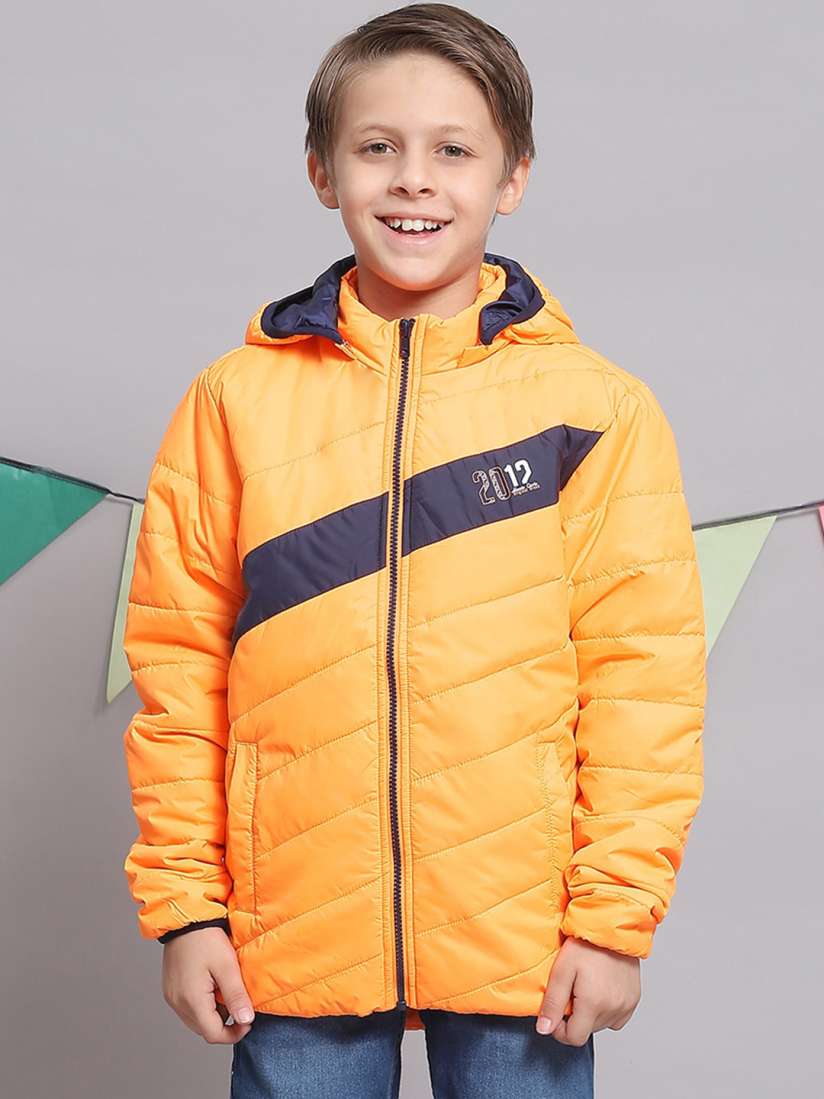 Buy Monte Carlo Boys Colourblocked Hooded Lightweight Longline Padded Jacket Jackets for Boys 25433180 Myntra