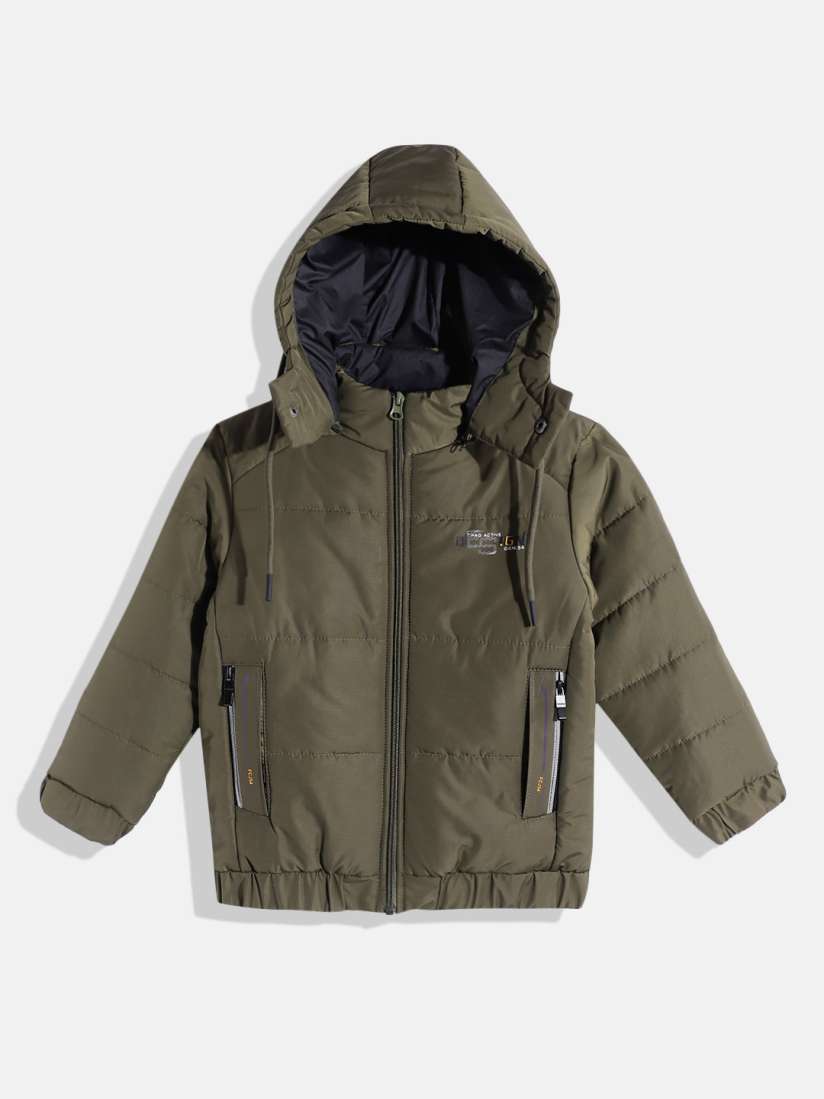 Hooded bomber jacket boys store