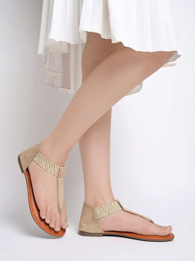 Buy Shoetopia Girls Textured T Strap Flats Flats for Girls 25443594 Myntra