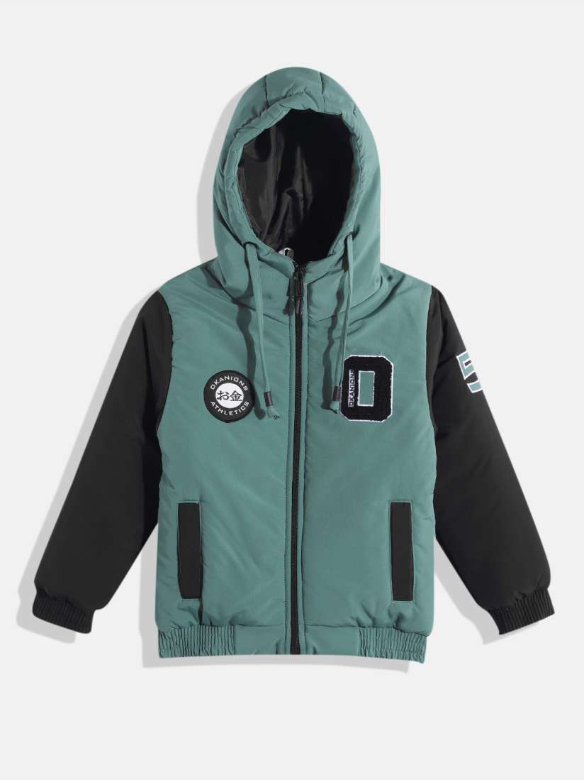 Buy Okane Boys Hooded Bomber Jacket Jackets for Boys 25445234 Myntra
