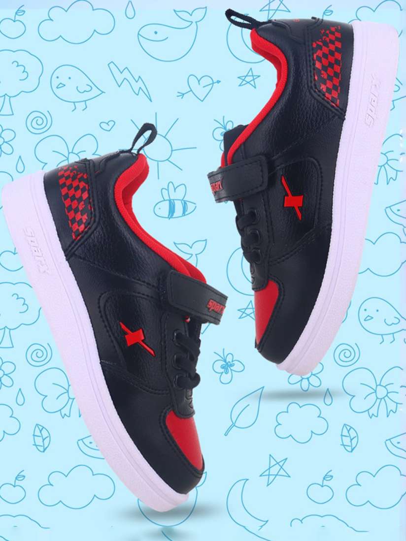 Buy Sparx Boys Black Printed Sneakers Casual Shoes for Boys 25445618 Myntra