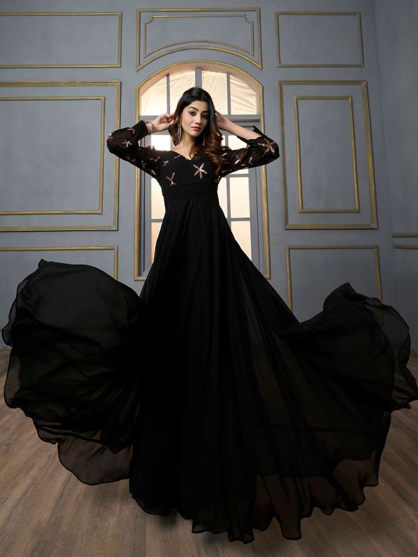 Myntra evening gowns clearance