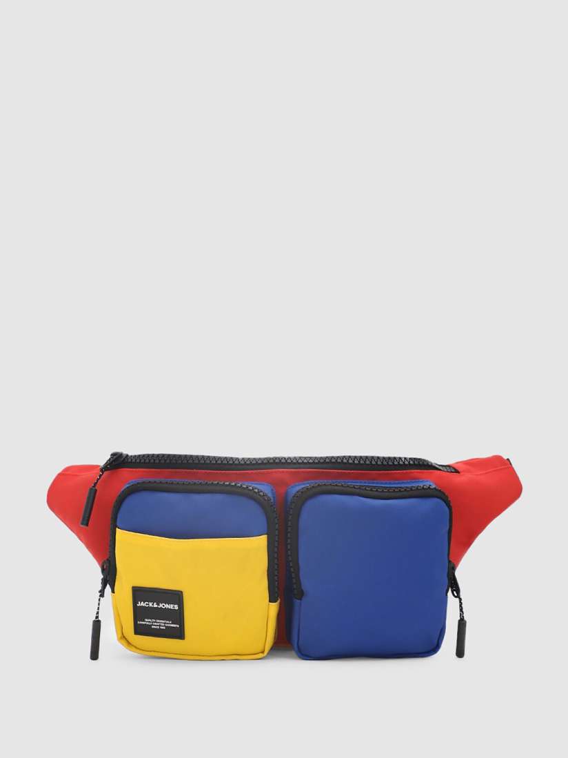 Buy Jack Jones Colourblocked Crossbody Waist Pouch Waist Pouch for Men 25446310 Myntra
