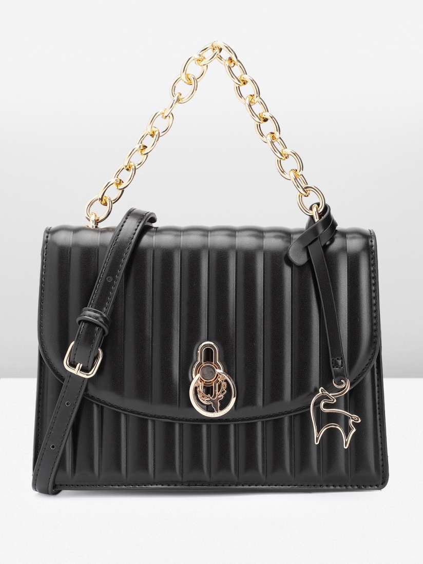 Buy Allen Solly Textured Satchel Handbags for Women 25447398 Myntra