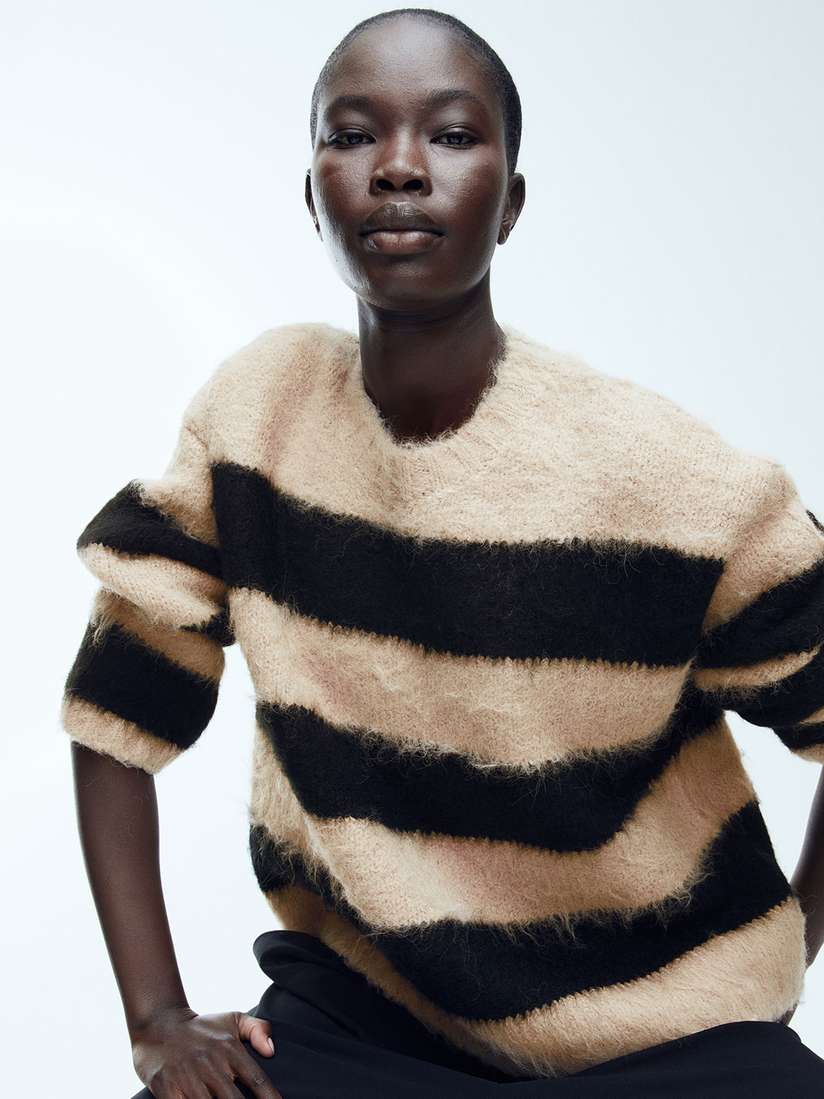 H&m Oversized Striped Jumper Womens Buy H&M Oversized Jumper