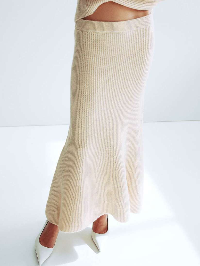 Buy H M Rib Knit Mermaid Skirt Skirts for Women 25452282 Myntra