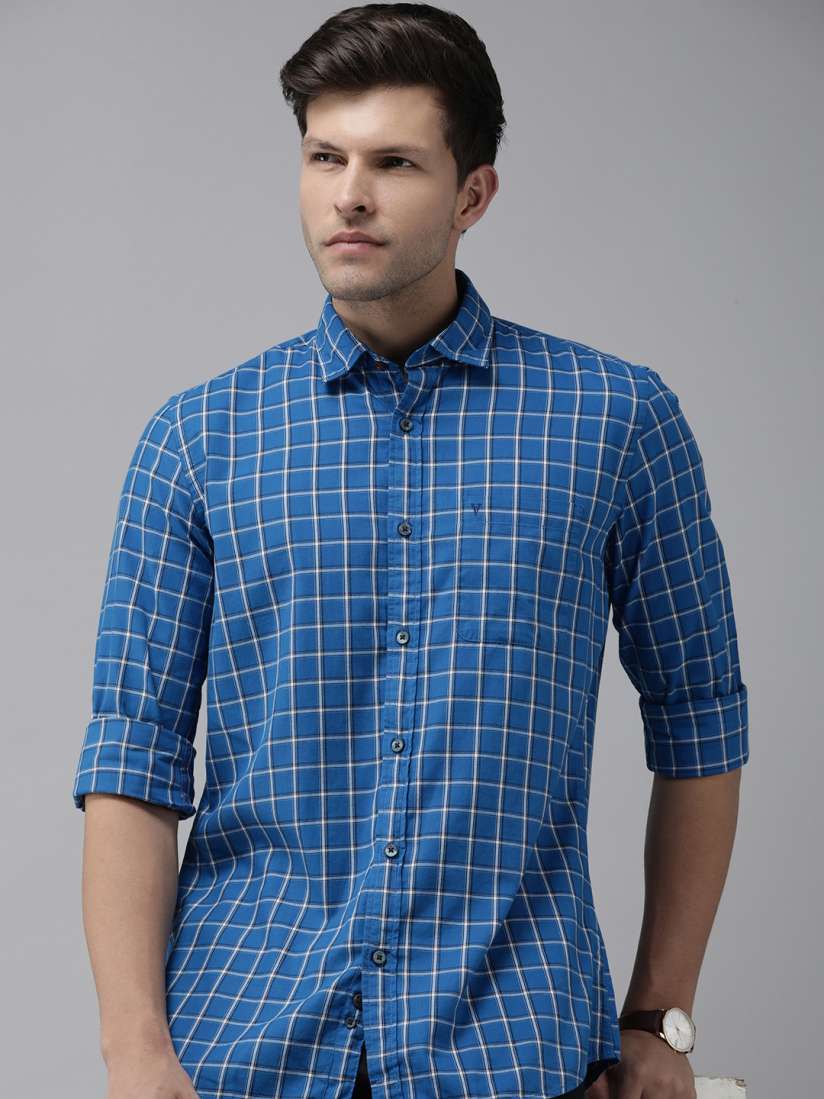 Van heusen sport men's checkered casual shirt discount