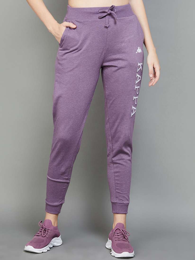 Buy Kappa Women Mid Rise Joggers Track Pants for Women 25455228 Myntra