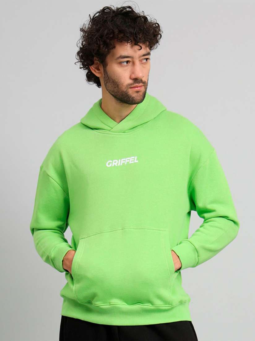 Buy GRIFFEL Fleece Hooded Pullover Sweatshirt Sweatshirts for Men 25459612 Myntra