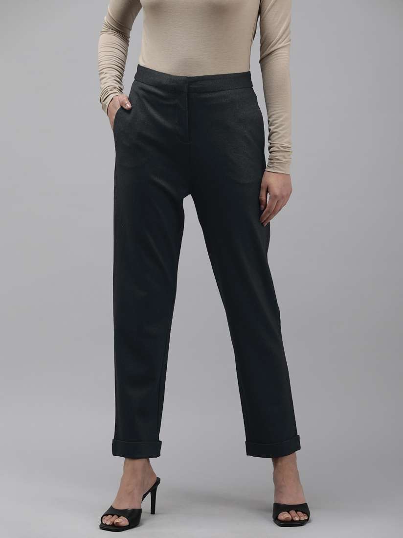 Van heusen casual trousers on sale
