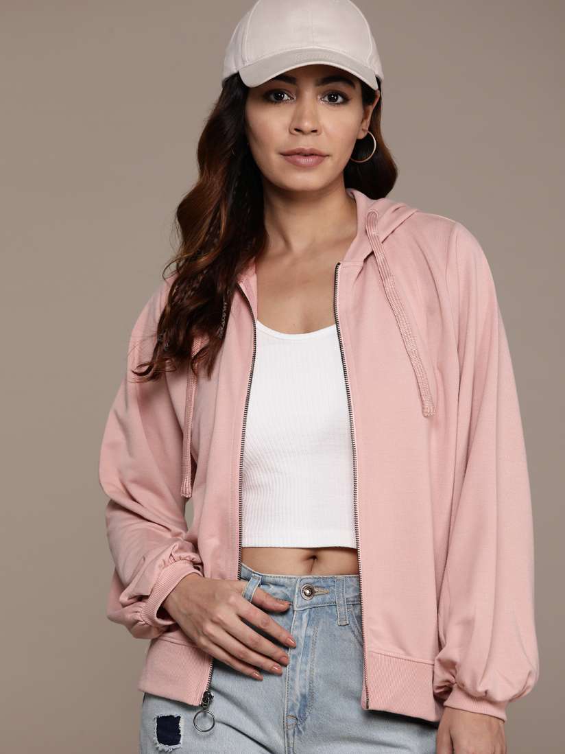 Hoodie for women myntra clearance