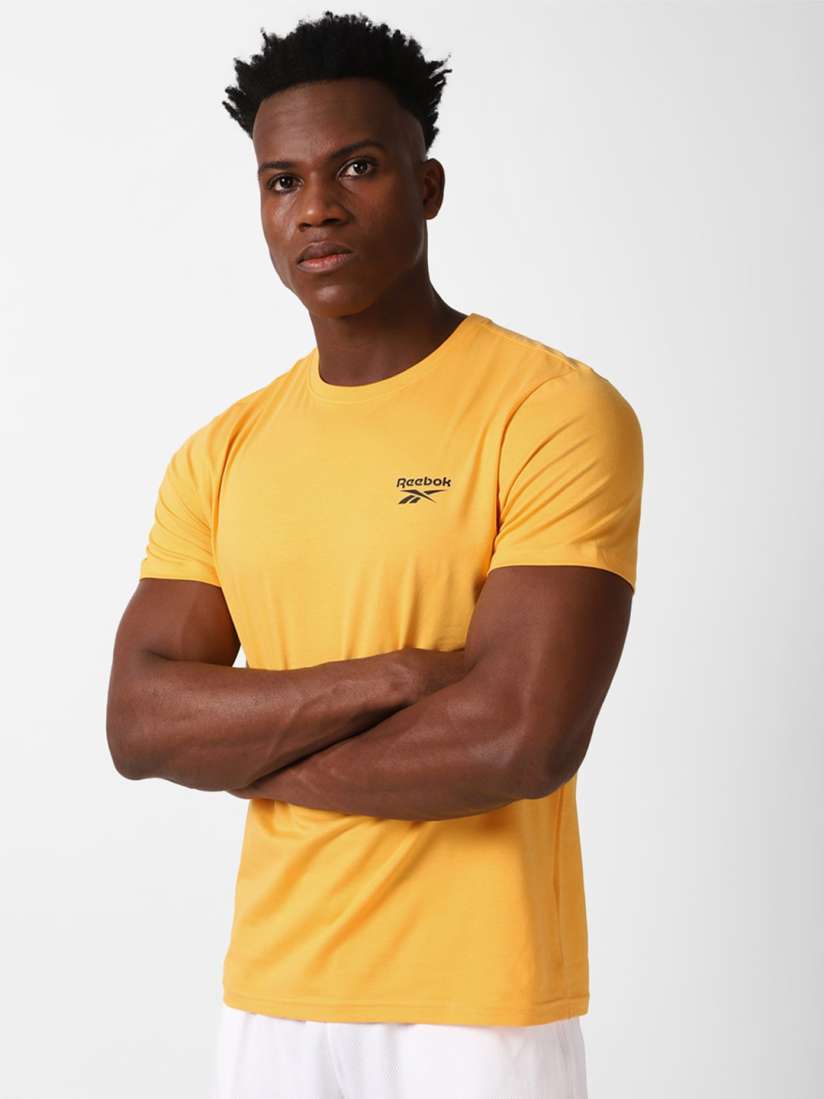 Buy Reebok Slim Fit Round Neck Tshirt Tshirts for Men 25476564 Myntra