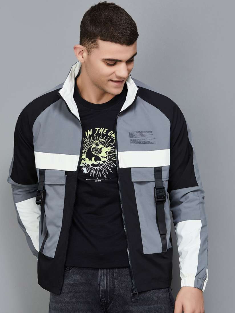 Buy Bossini Colourblocked Bomber Jacket Jackets for Men 25476940 Myntra