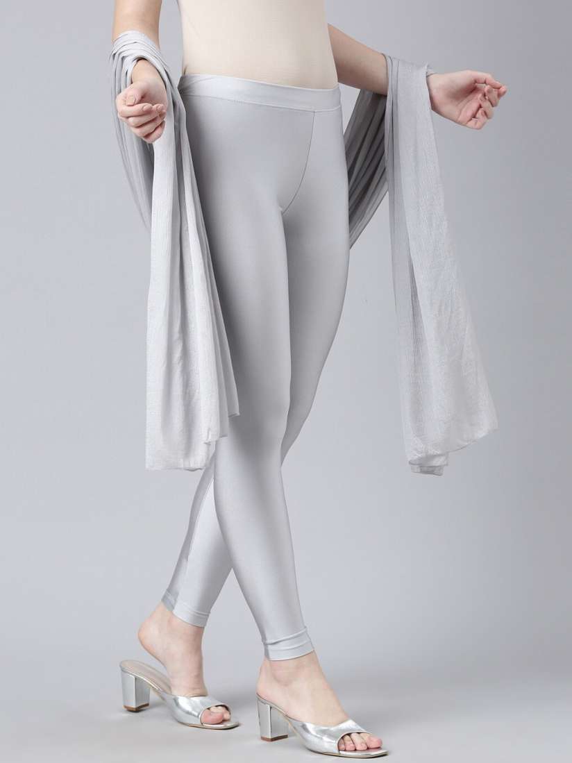 Buy TWIN BIRDS Ankle Length Shimmer Legging Shawl Leggings for Women 25480528 Myntra