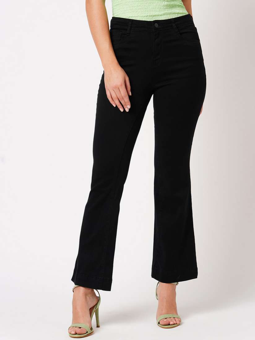 High rise jeans myntra outlet