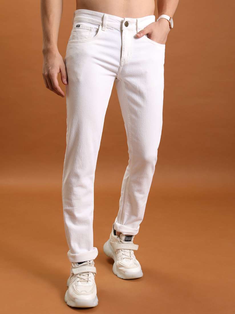 Buy HIGHLANDER Men Straight Fit Mid Rise Light Shade Clean Look Stretchable Jeans Jeans for Men 25483090 Myntra