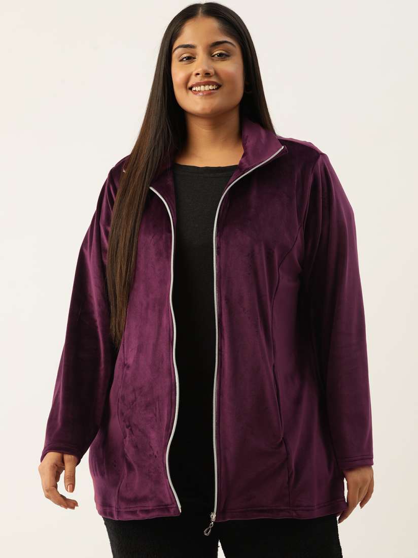 Buy theRebelinme Women Plus Size Lightweight Longline Sporty Jacket Jackets for Women 25484998 Myntra