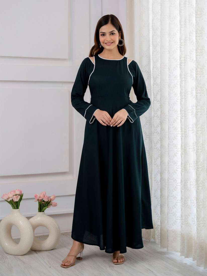 Cold shoulder ethnic wear best sale