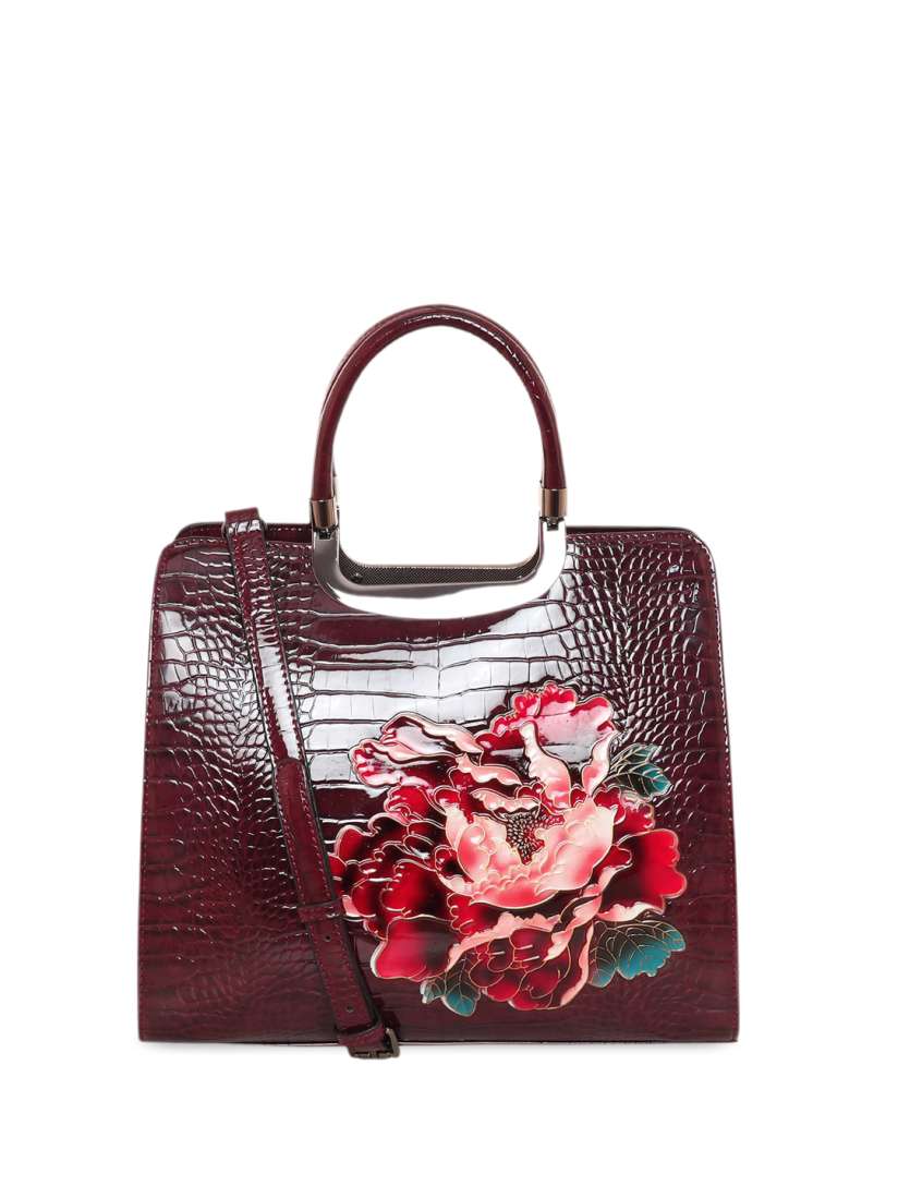 Buy ESBEDA Printed Structured Handheld Bag Handbags for Women 25490282 Myntra