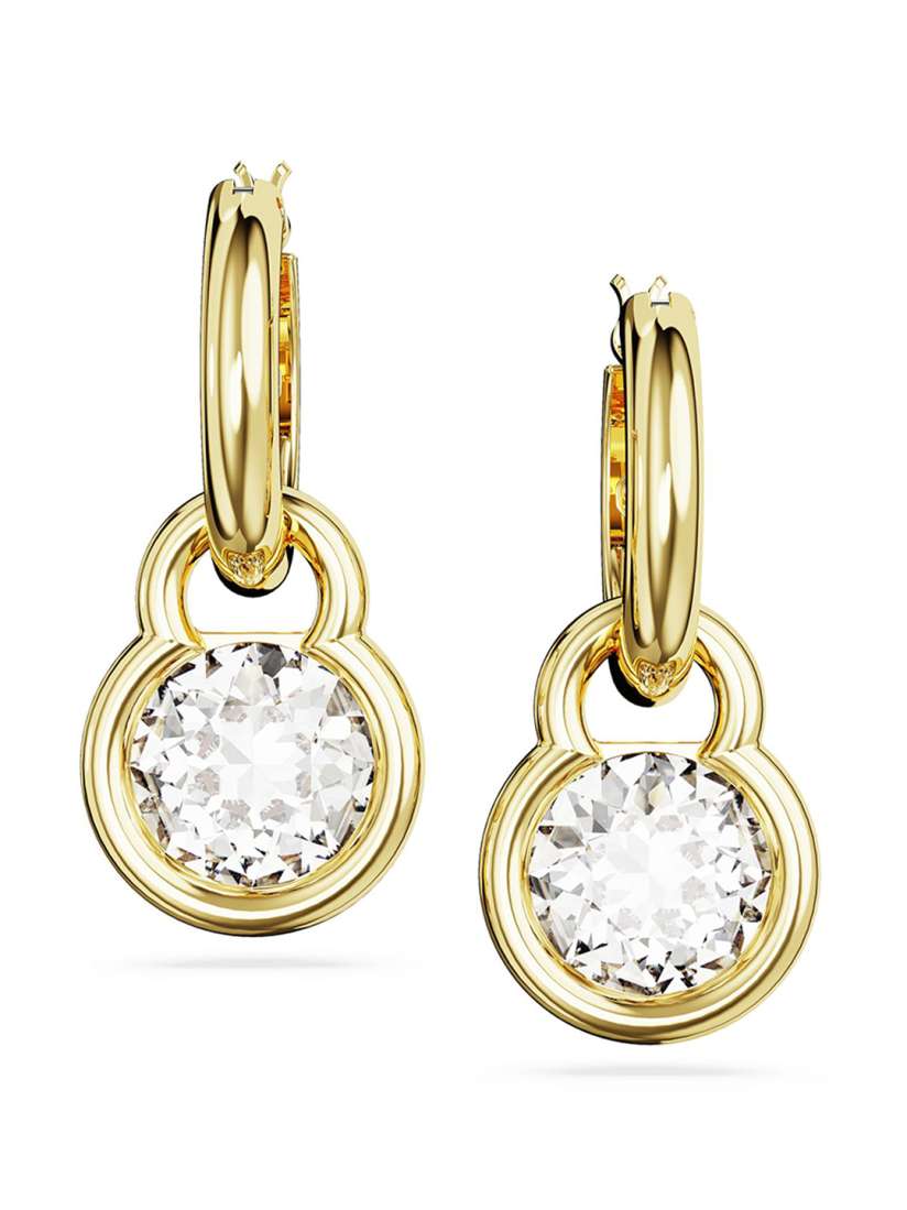 Buy SWAROVSKI Gold Plated Crystals Studded Contemporary Drop Earrings Earrings for Women 25492298 Myntra
