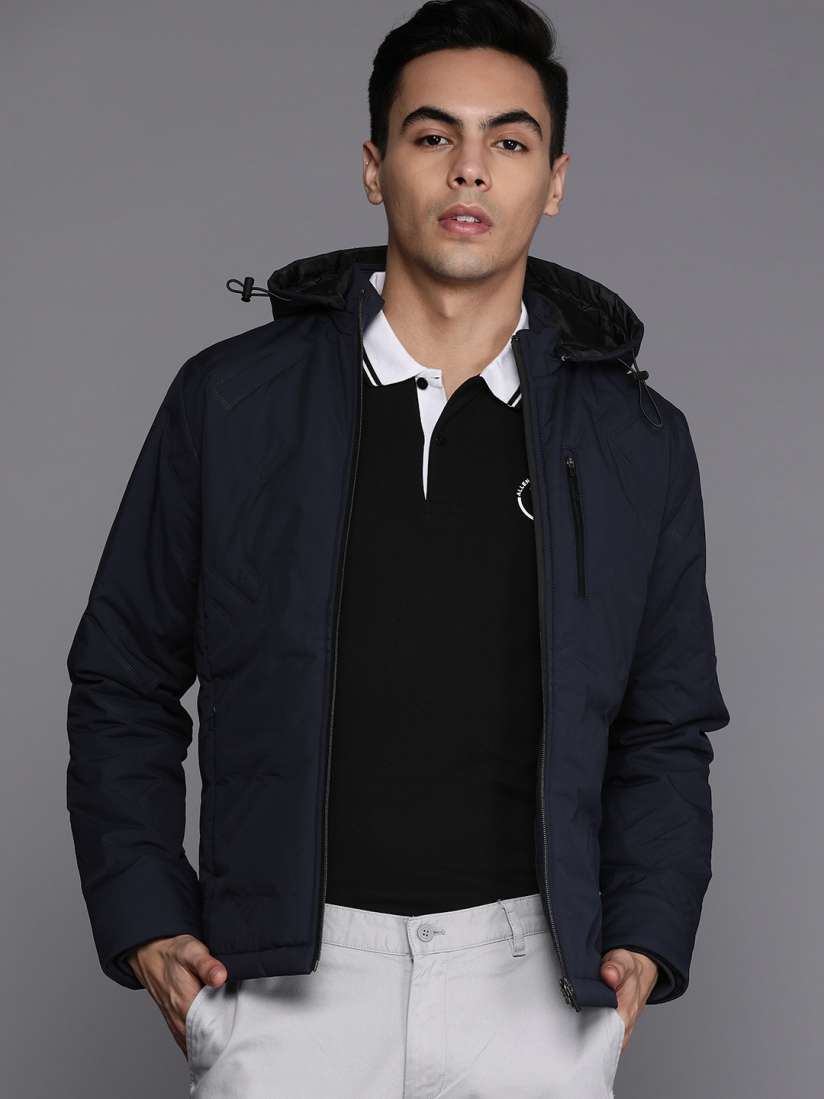 Buy Louis Philippe Sport Hooded Padded Jacket Jackets for Men 25497870 Myntra
