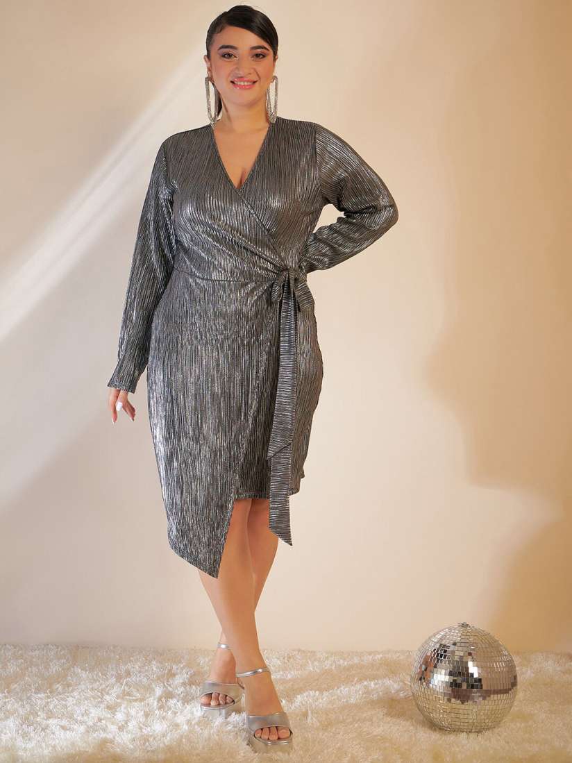 Wrap dress curve new arrivals