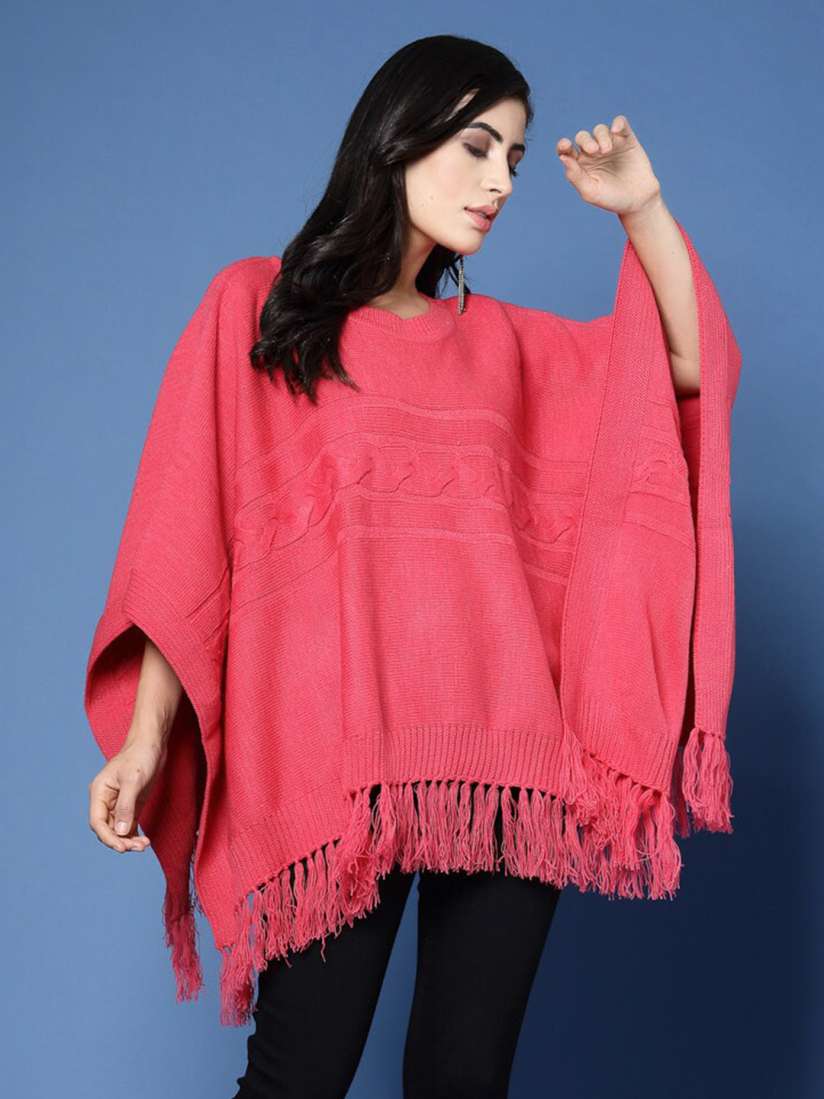 Poncho type sweaters clearance